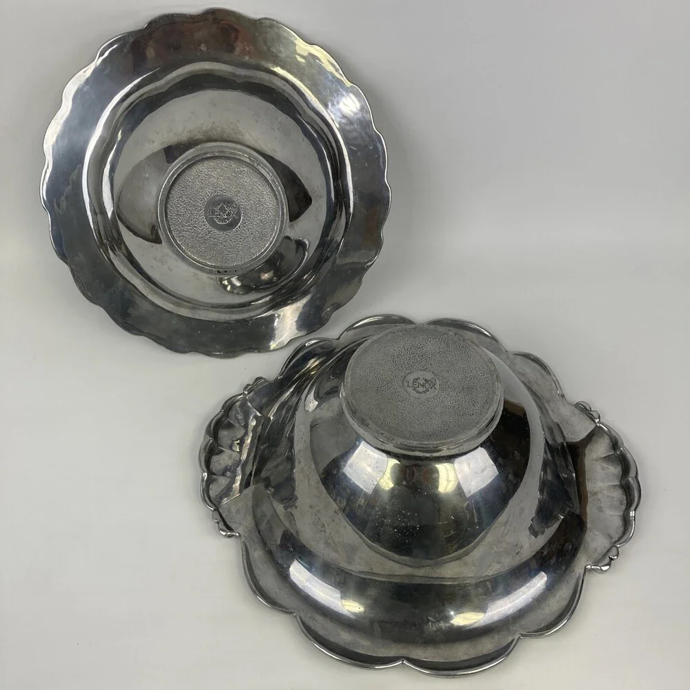 Lenox Olive Leaf Serving Bowl Set 13